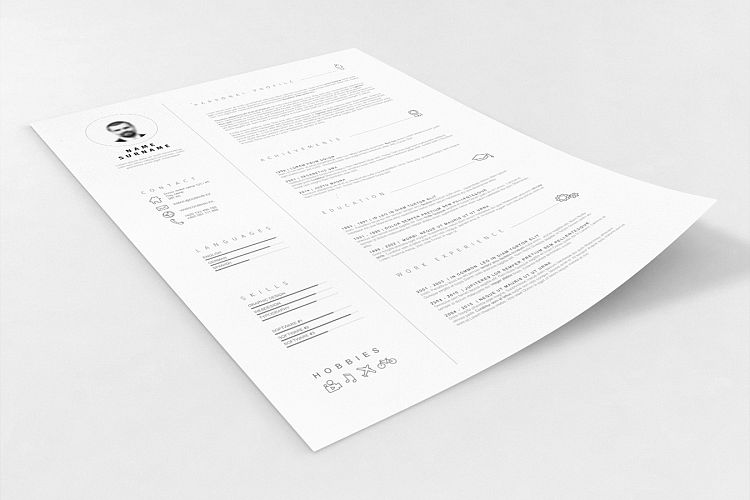 Minimalistic Resume Template