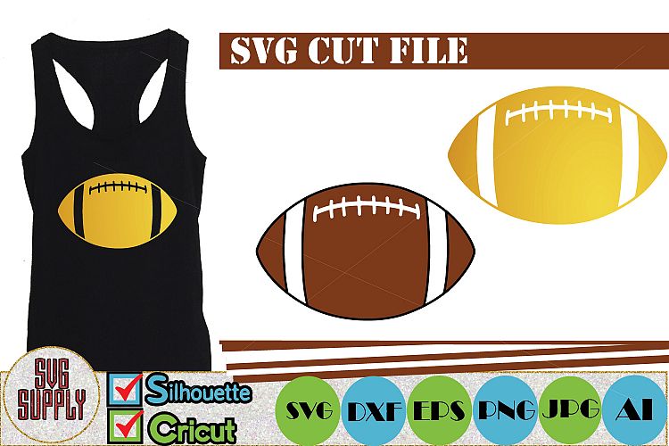 Football SVG Cut File