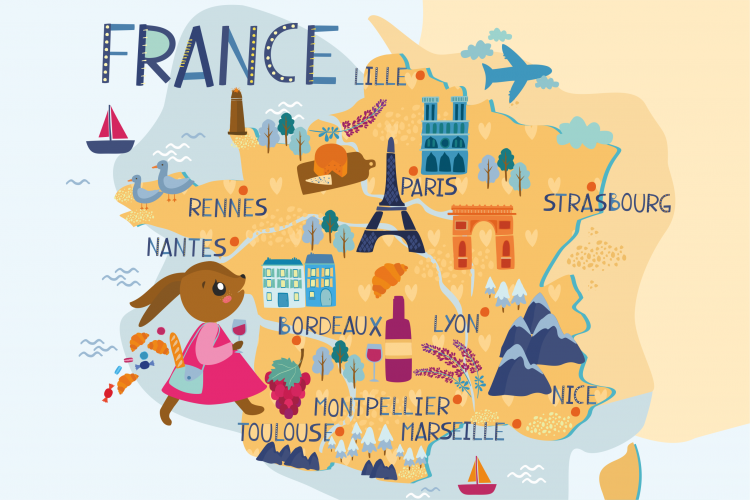 Map of France