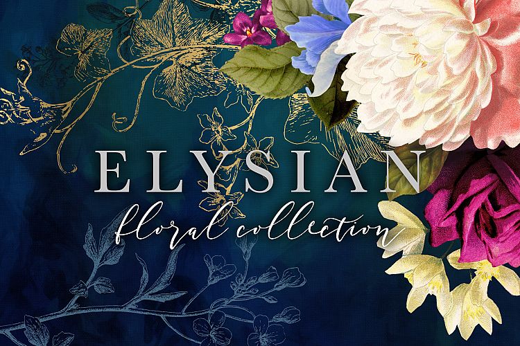 Elysian Floral Graphics Collection