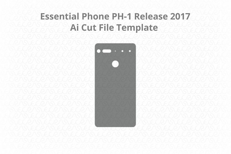 Essential Phone PH-1 / Vinyl Skin Vector Cut File Template 