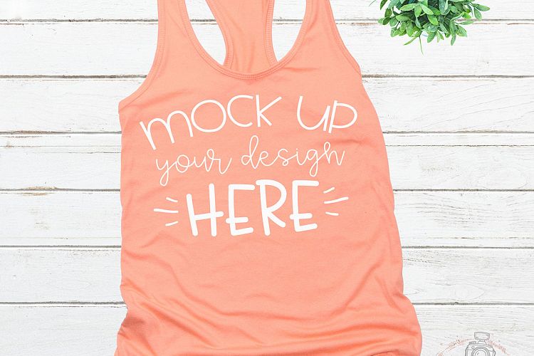 Mock up Next Level 1533 Light Orange Mockup