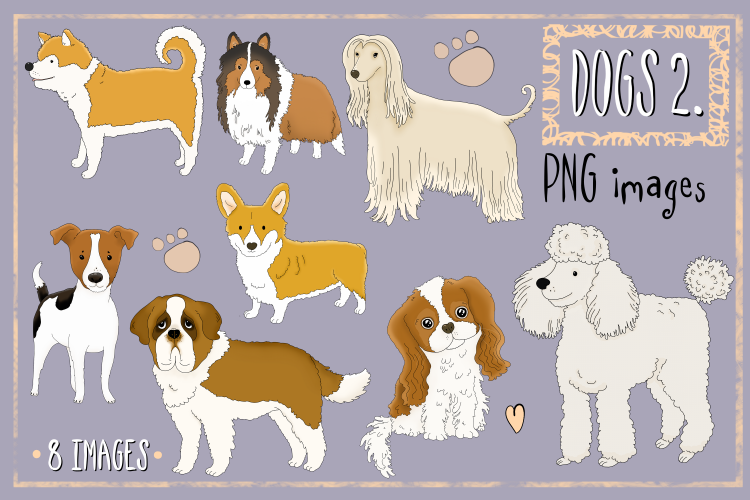 Dogs Part 2 | CLIP ART illustrations PNG images