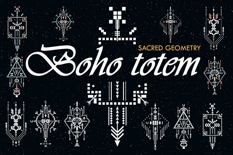 Download Free Illustrations Download Boho Totem Sacred Geometry Free Design Resources