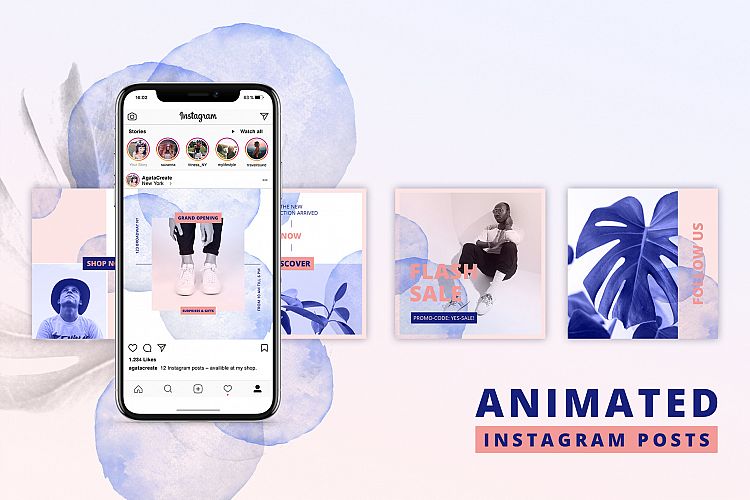 ANIMATED Instagram Posts  Bold Edition