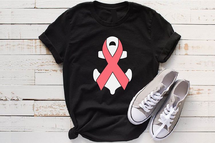 Hope Anchors Breast Cancer SVG Cancer Survivor 1005s
