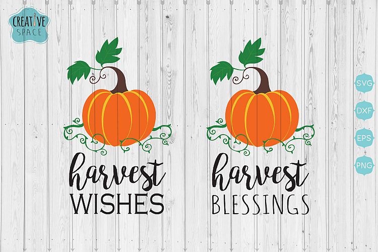 Harvest Blessings svg, Harvest Wishes svg