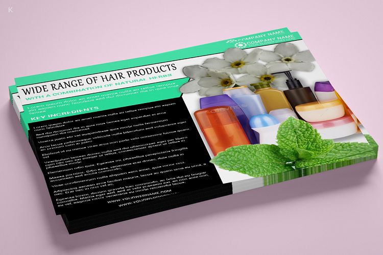 Hair Products Flyer Template