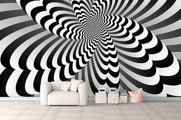 Abstract Optical Illusion Background Wallpaper