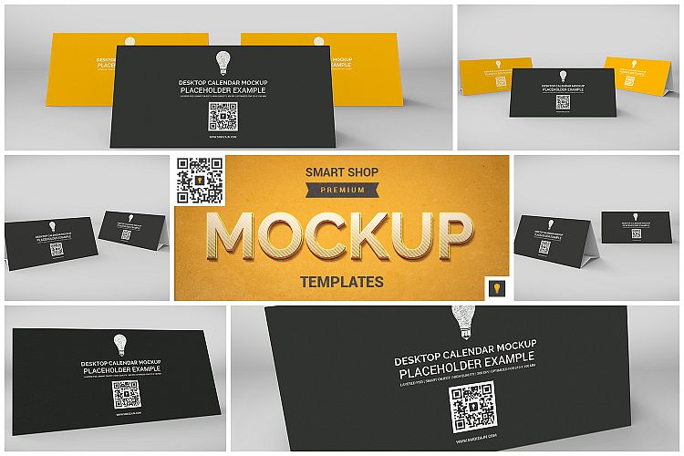 Desktop Calendar Mockup