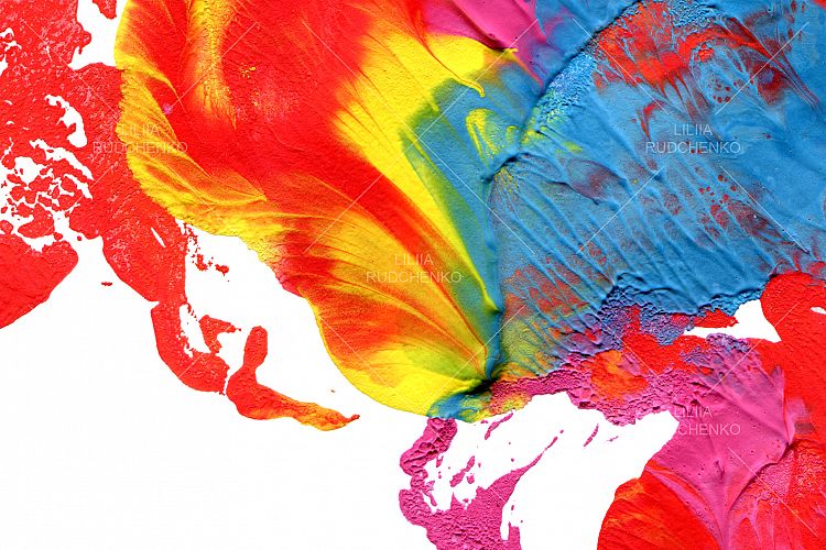 abstract acrylic and watercolor background