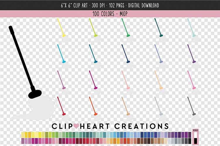 Mop Clip Art - 100 Clip Art Graphics