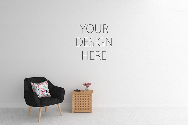 Download Interior mockup - blank wall mock up (36576) | Mock Ups | Design Bundles