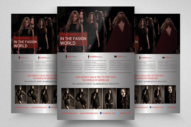 Fashion Show Flyer Template