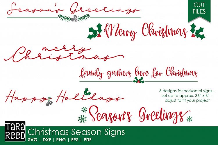 Christmas Season Sign Bundle