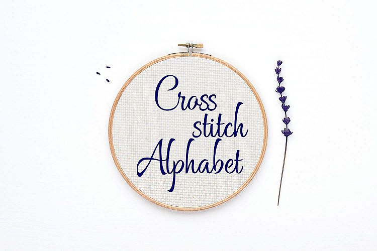 Cross Stitch Alphabet Pattern - Alph97