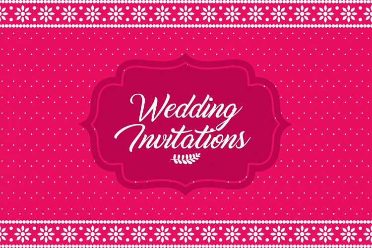 Wedding invitations card design