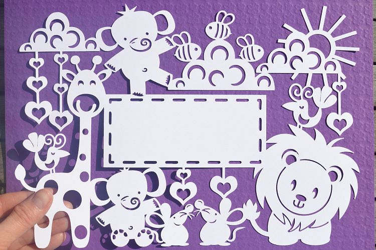 Animal paper cut SVG / DXF / EPS files