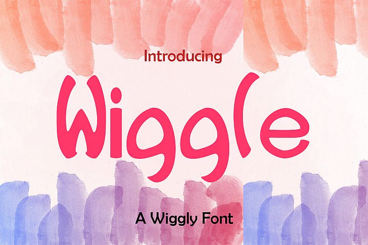 EP Wiggle - Wiggly Font