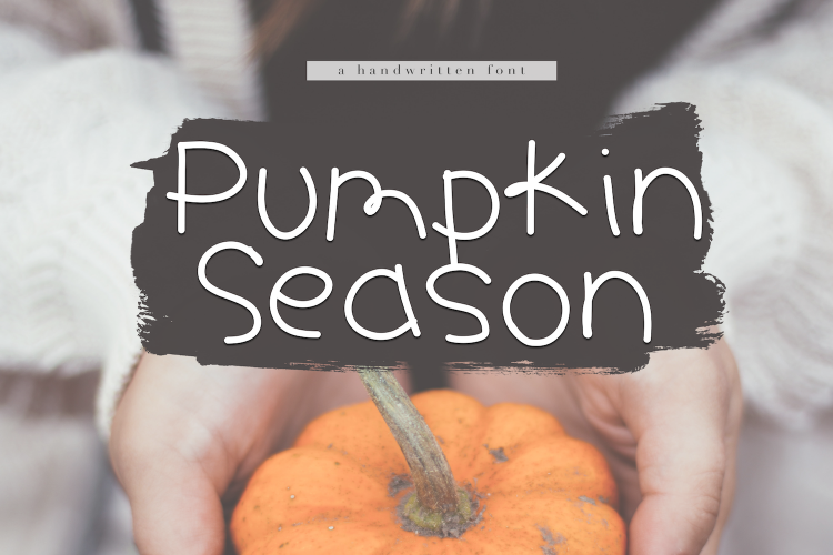 Pumpkin Season - A Cute Handwritten Font