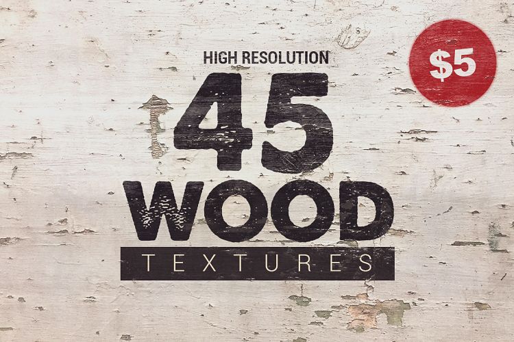 45 Wood Textures | $5