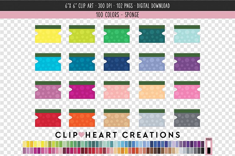 Sponge Clip Art - 100 Clip Art Graphics