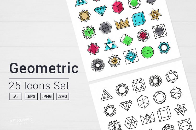 Geometric Icons Set