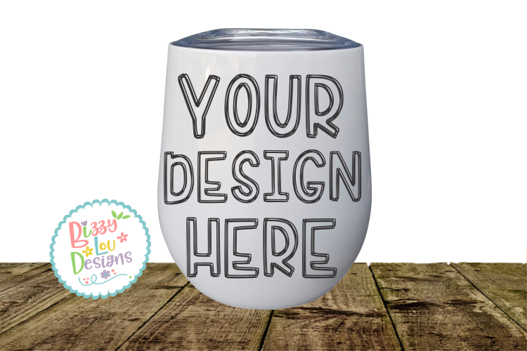 Wine Tumbler Mockup