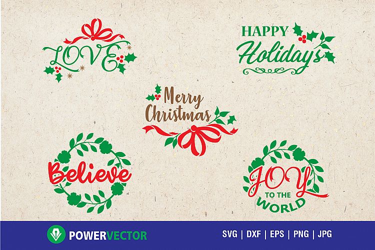 Christmas Sayings Svg Collection for Crafters