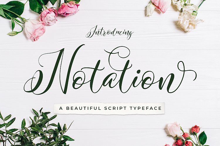 Notation + Vector Flowers