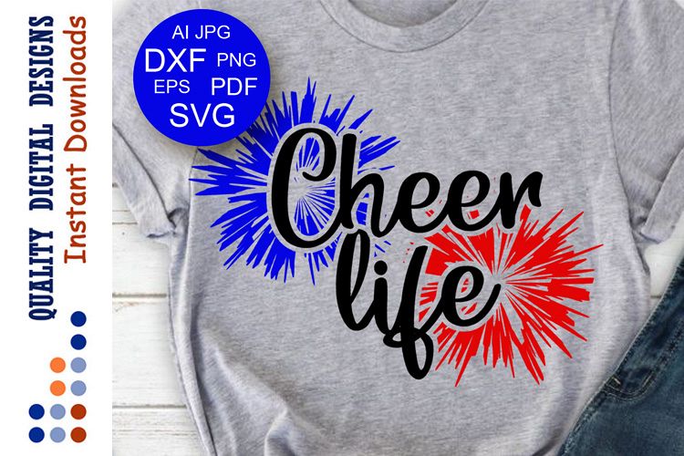 Cheer life svg files Sports svg Cheer life shirt svg Cheer