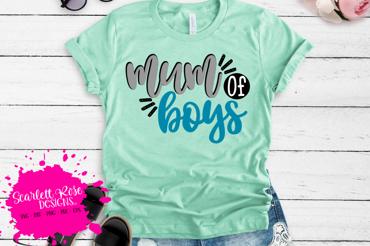 Mum of Boys SVG