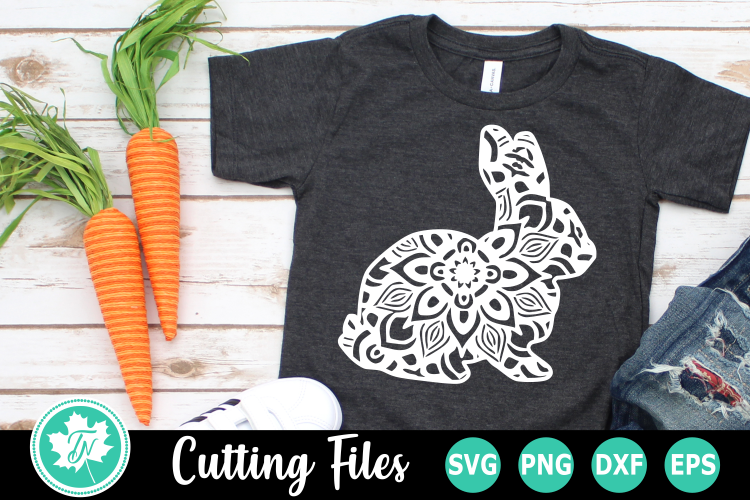 Download Mandala Bunny - An Easter SVG Cut File