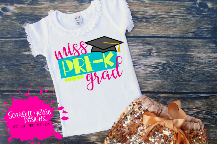 Miss Pre-K Grad SVG