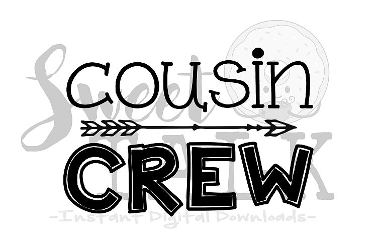 Cousin Crew svg, png, jpg, dxf /Instant Digital Download