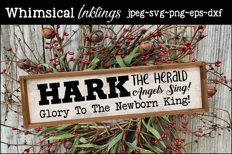 Hark The Herald Angels Sing SVG