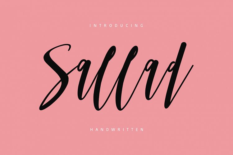 Sallad Typeface