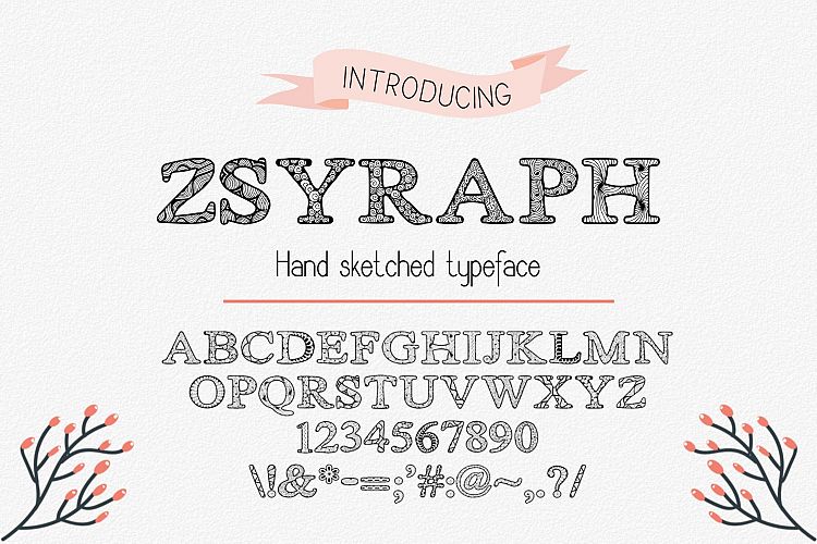 Zsyraph Font