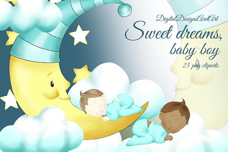 Baby boy clipart