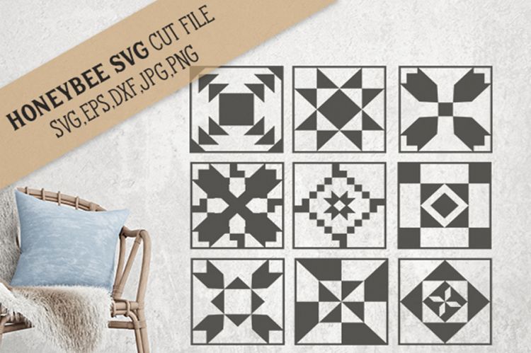 Simply Country Barn Quilt Bundle SVG Cut File