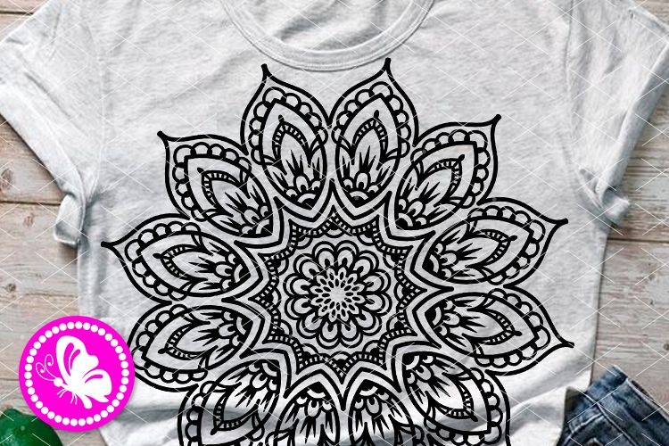 Download Mandala lotus Yoga flowers svg Meditation shirt Home Decor
