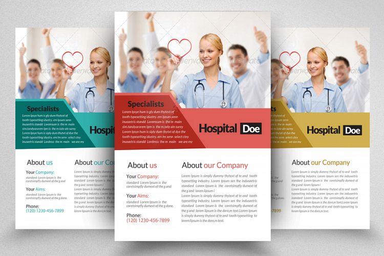 Medical Hospital Flyer Template
