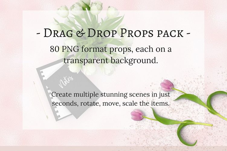 80 Drag & Drop props pack