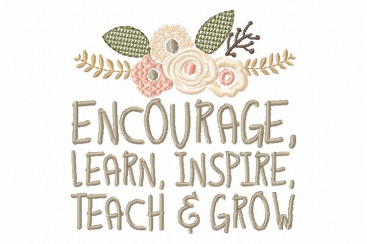 Teachers Day, Thank You Teacher, Quote for Teacher Embroidery Design Instant Download Digital File Hoop 4x4 5x7 6x10
