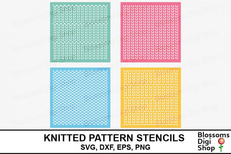 Knitted Pattern Stencils