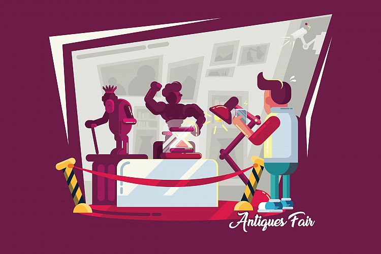 Antiques Fair - Vector Activity