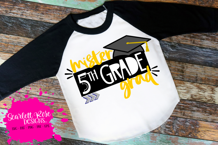 Mister 5th Grade Grad - Boy SVG