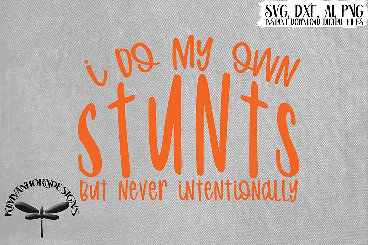 I Do My Own Stunts But Never Intentionally