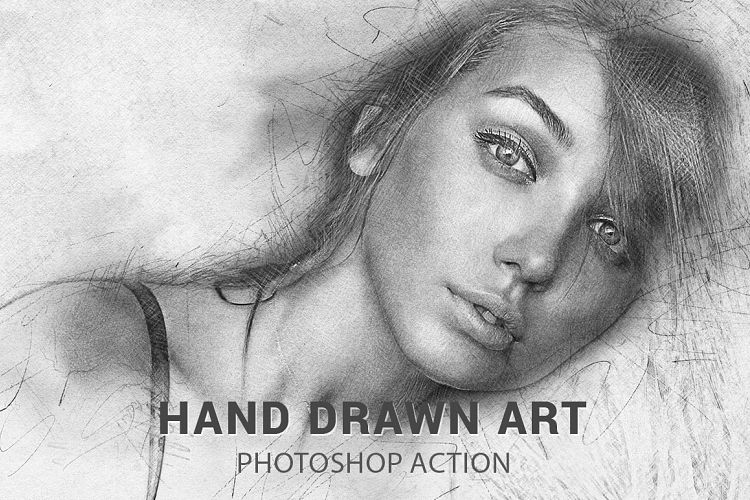 Hand Drawn Art Photoshop Action