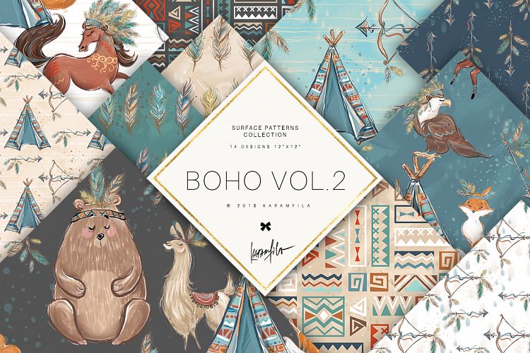 Boho Animals Patterns